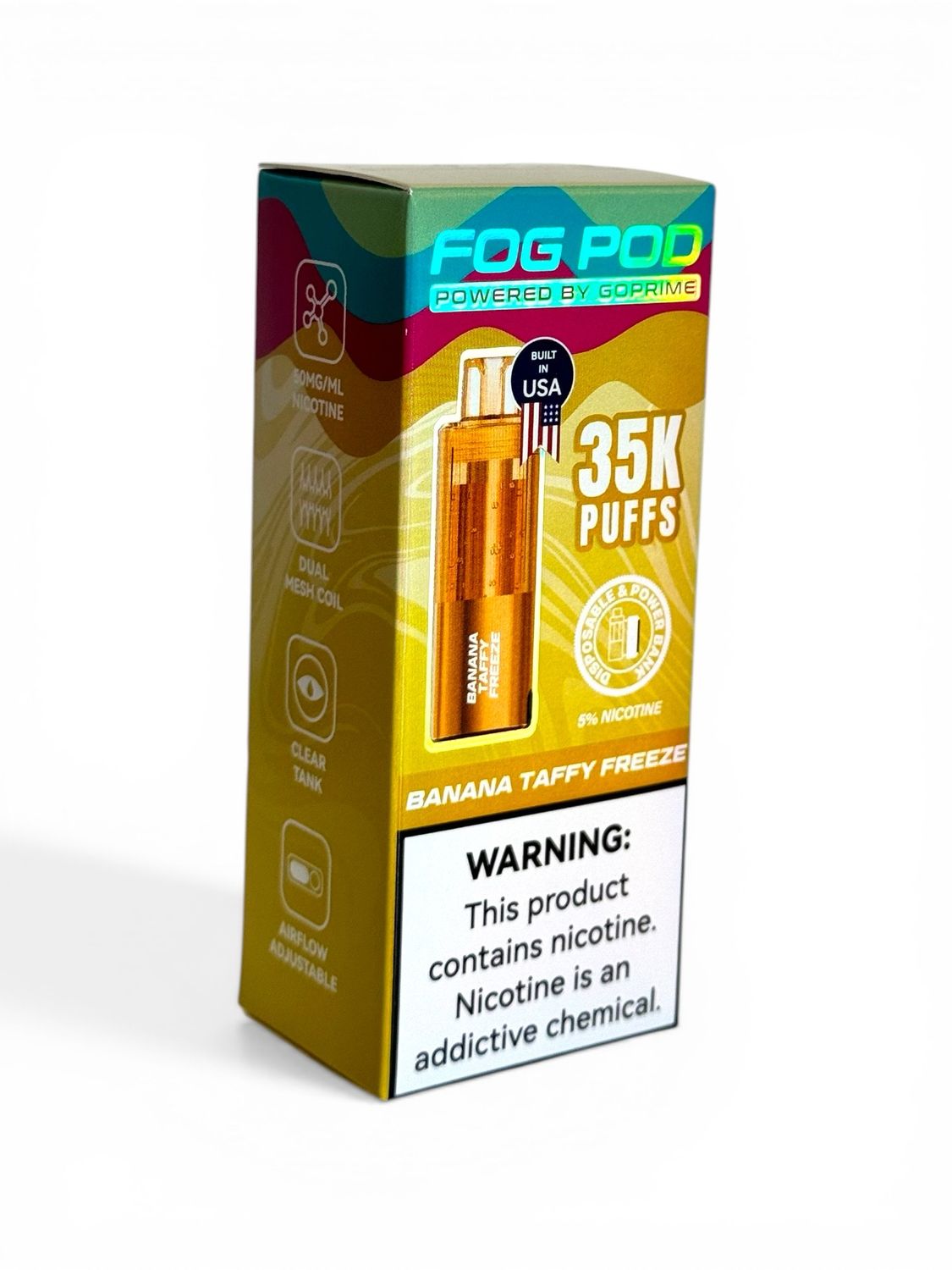 FOG POD ONLY 35K PUFFS - BANANA TAFFY FREEZE