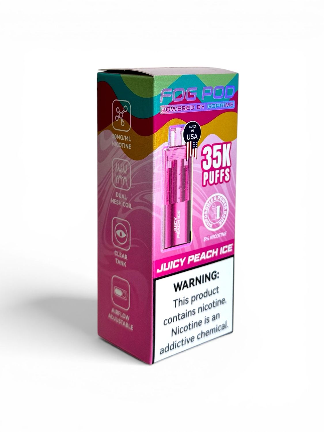 FOG POD ONLY 35K PUFFS - JUICY PEACH ICE