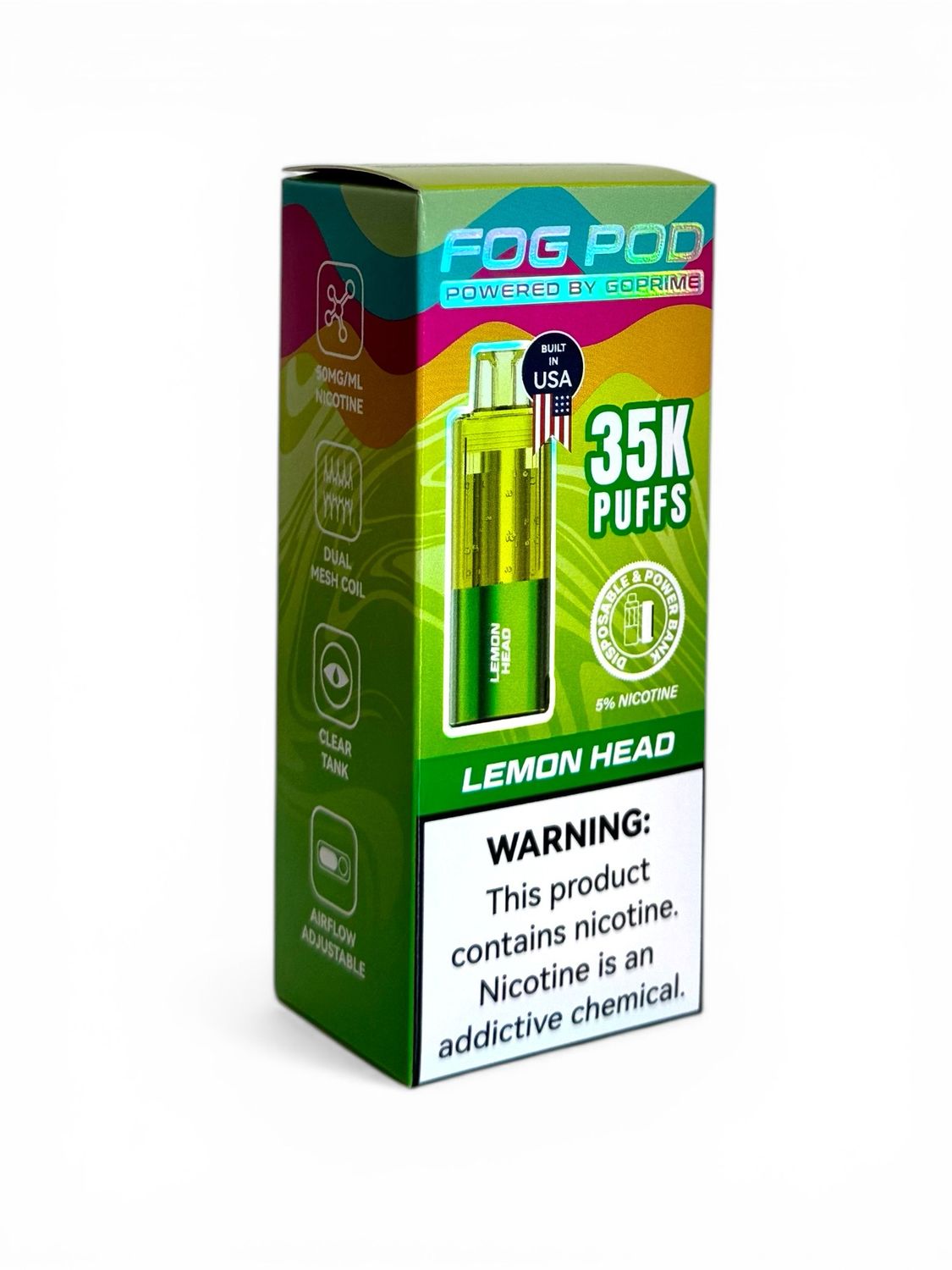 FOG POD ONLY 35K PUFFS - LEMON HEAD