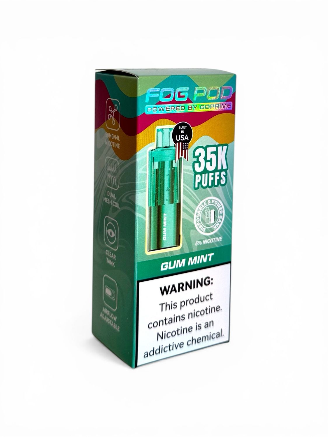 FOG POD ONLY 35K PUFFS - GUM MINT