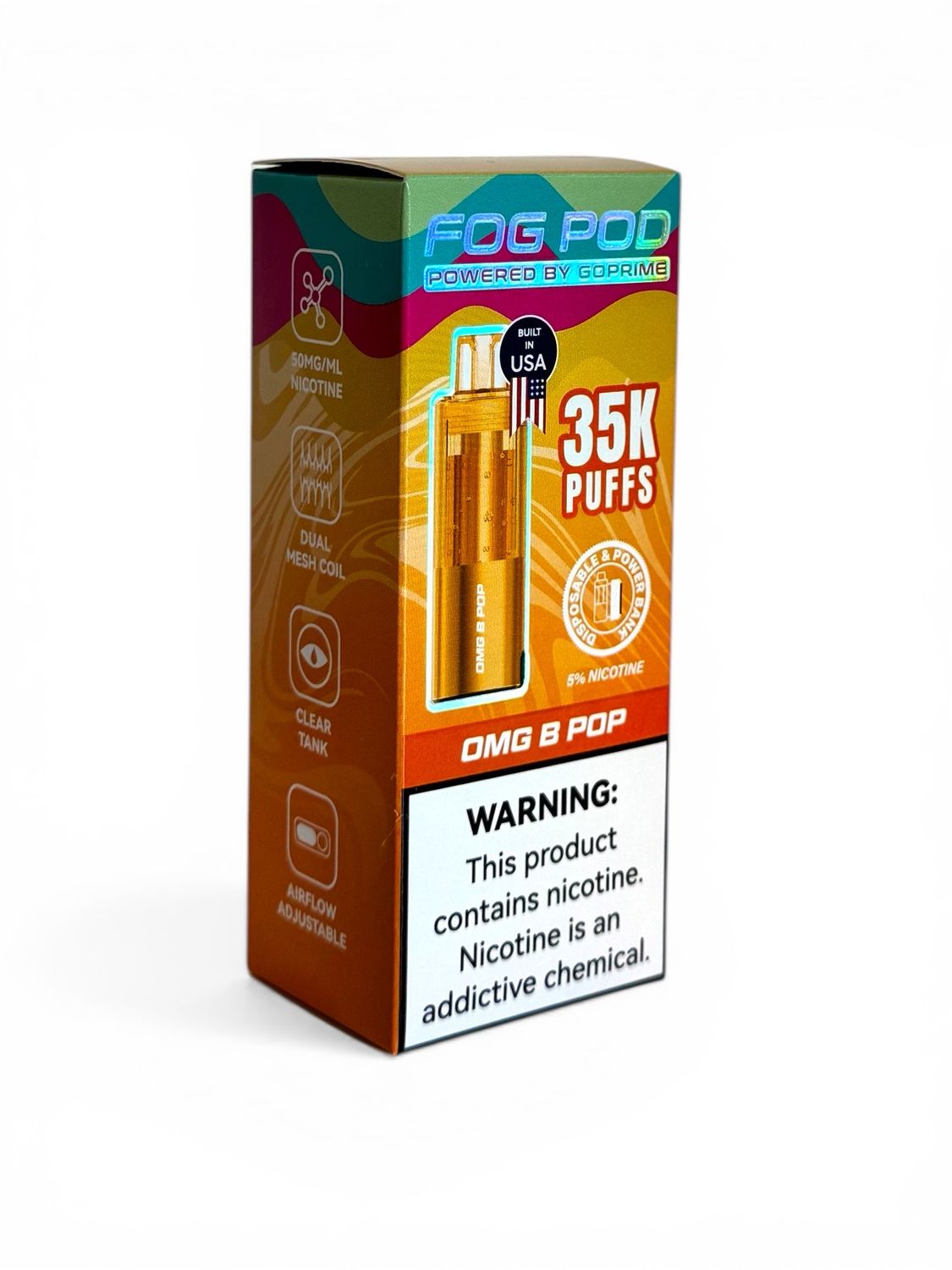 FOG POD ONLY 35K PUFFS - OMG B POP