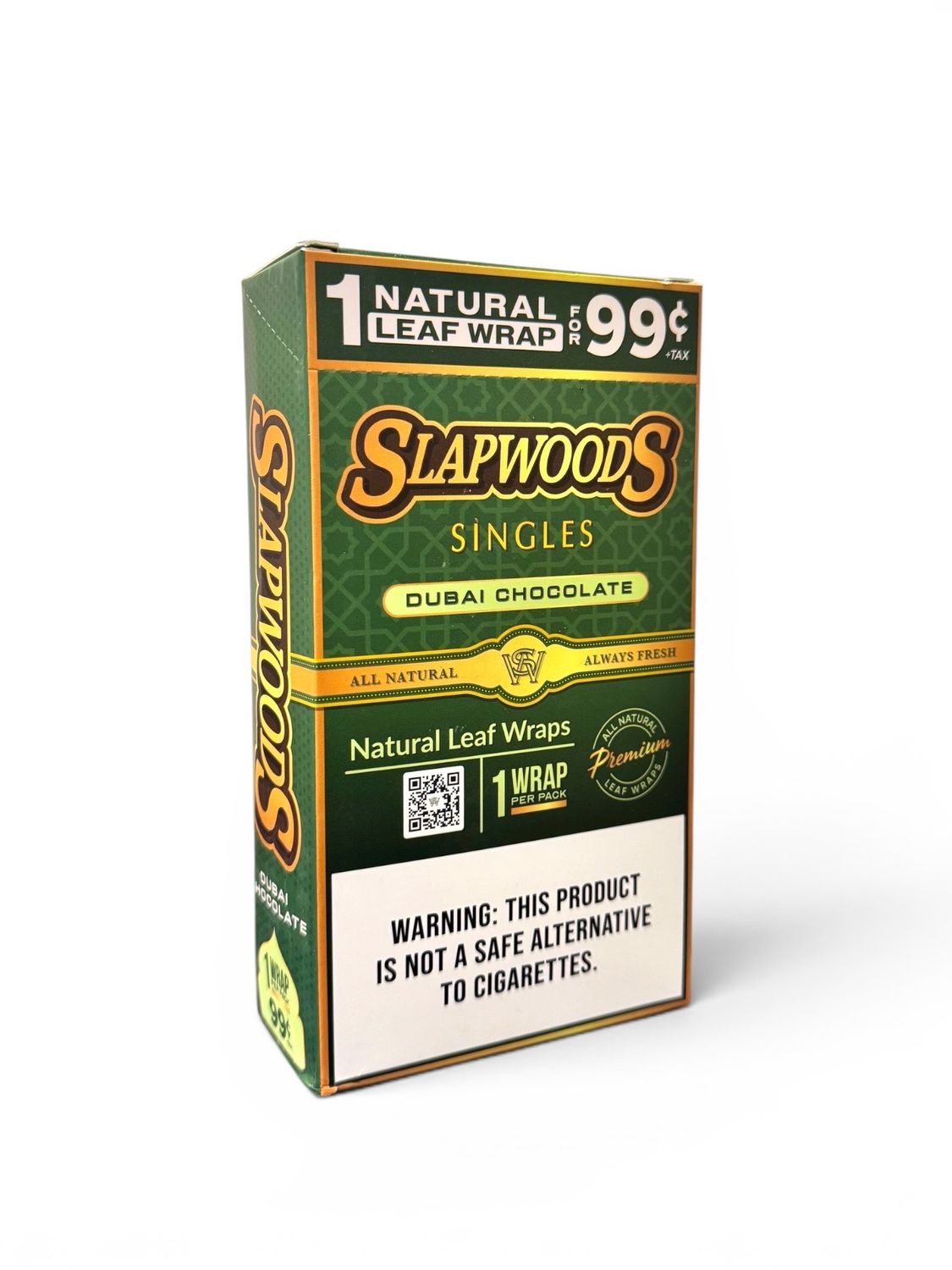 SLAPWOODS WRAP .99 20/1CT DUBAI CHOCOLATE