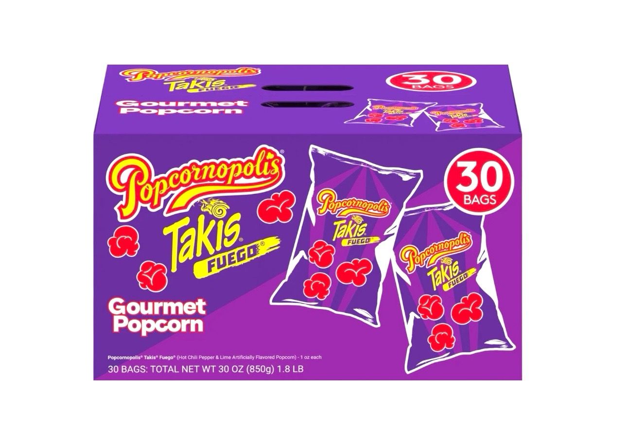 TAKIS POPCORN FUEGO 30CT