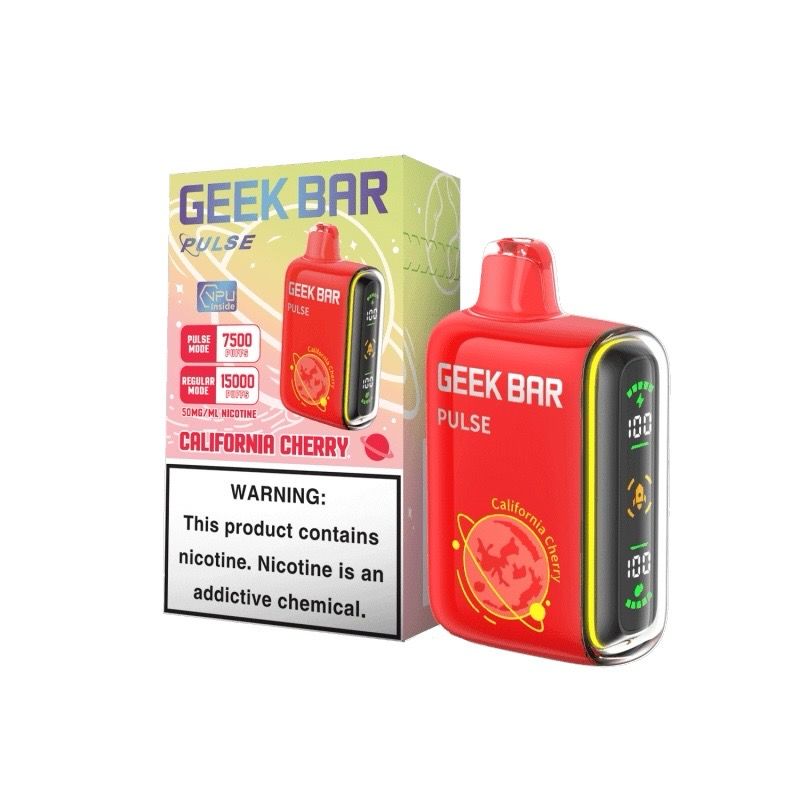GEEK BAR PULSE 15K PUFFS - CALIFORNIA CHERRY