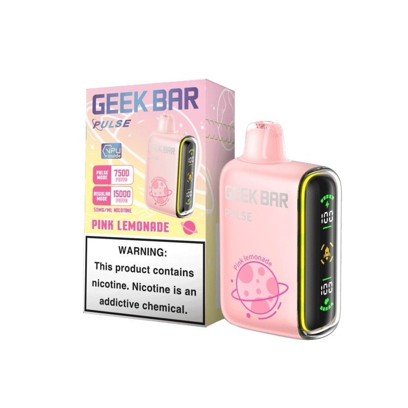 GEEK BAR PULSE 15K PUFFS - PINK LEMONADE