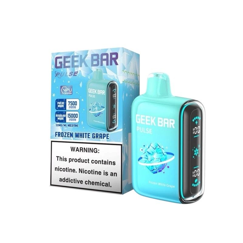 GEEK BAR PULSE 15K PUFFS - FROZEN WHITE GRAPE