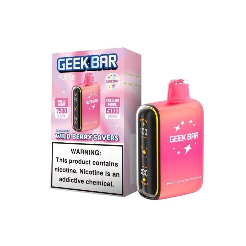 GEEK BAR PULSE 15K PUFFS - WILD BERRY SAVERS