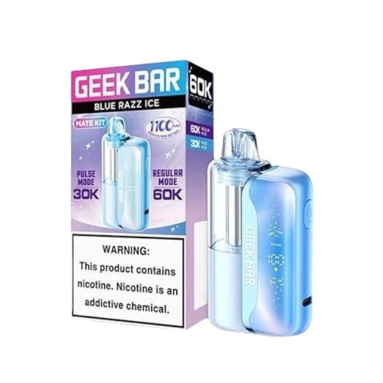 GEEK BAR MATE KIT 60K PUFFS - BLUE RAZZ ICE