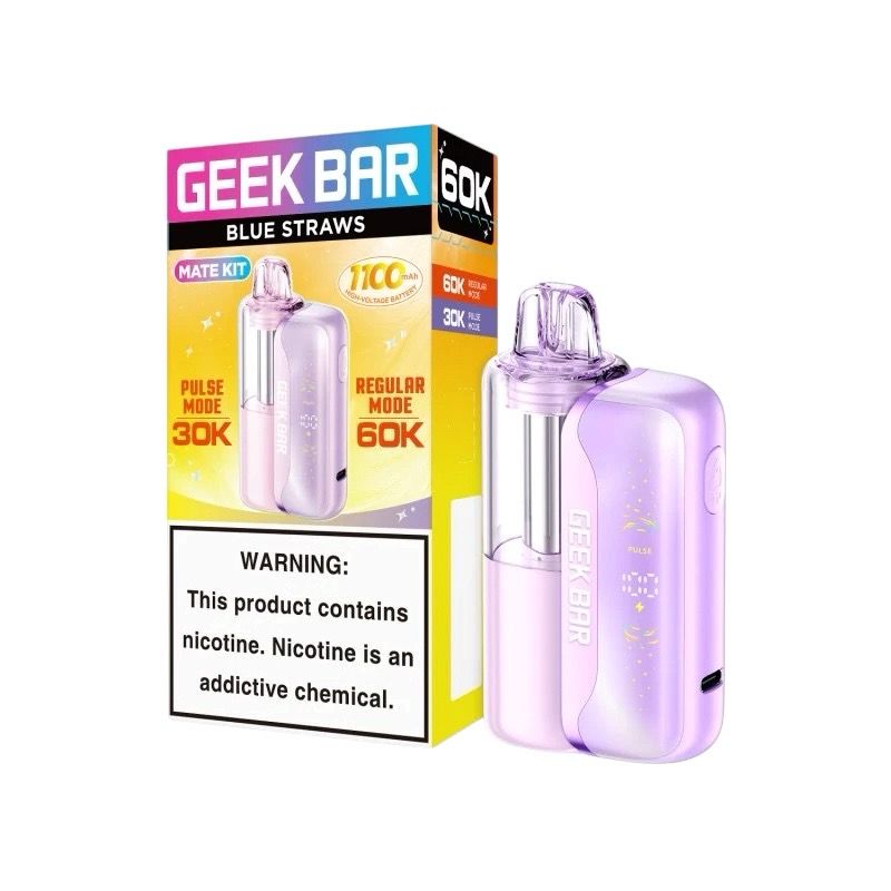 GEEK BAR MATE KIT 60K PUFFS - BLUE STRAWS