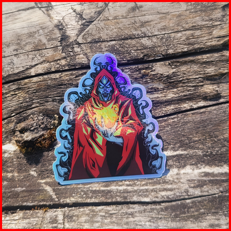 Nocte Messorem Infernal Passion Sticker