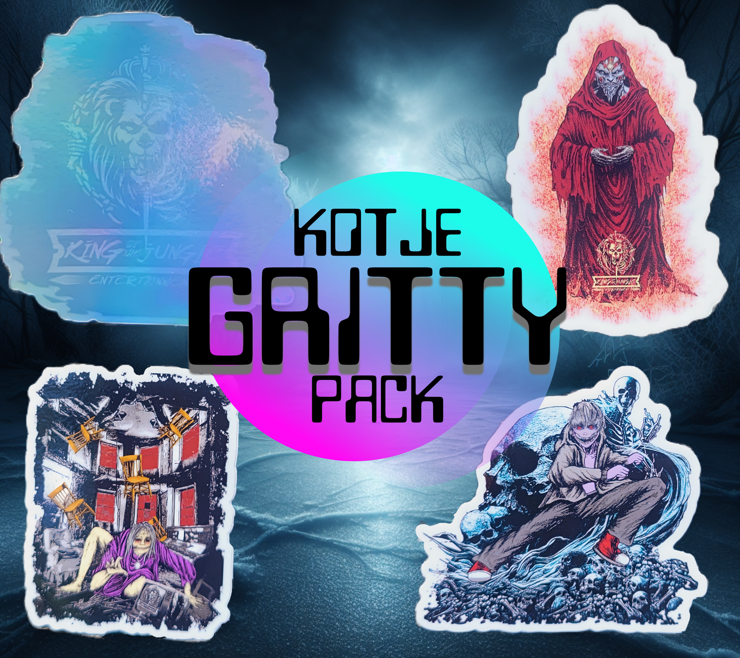 KOTJE Gritty Sticker Pack