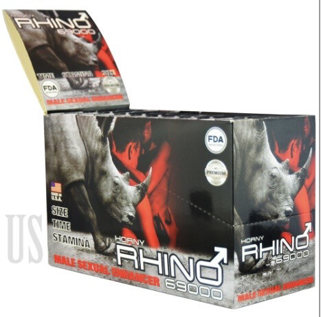 HORNY RHINO 69000 (500mg) 24 Pack