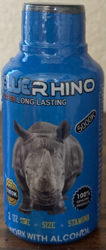 BLUE RHINO 5000K (WORKS WITH ALCOHOL) (1) Two Oz. Bottle