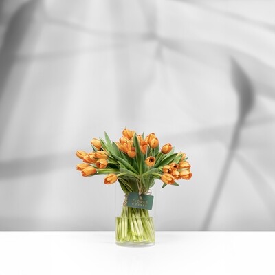 Sunrise Tulips - 60 Tulips arrangement