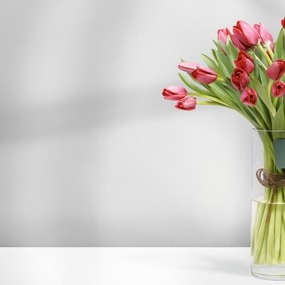 Pink Tulips - 30 Tulips arrangement