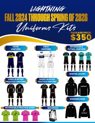 2024 Bloomingdale Uniform Kit (For players - 2010 & below)