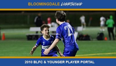 BLOOMINGDALE LIGHTNING PLAYERS (2011 & YOUNGER)