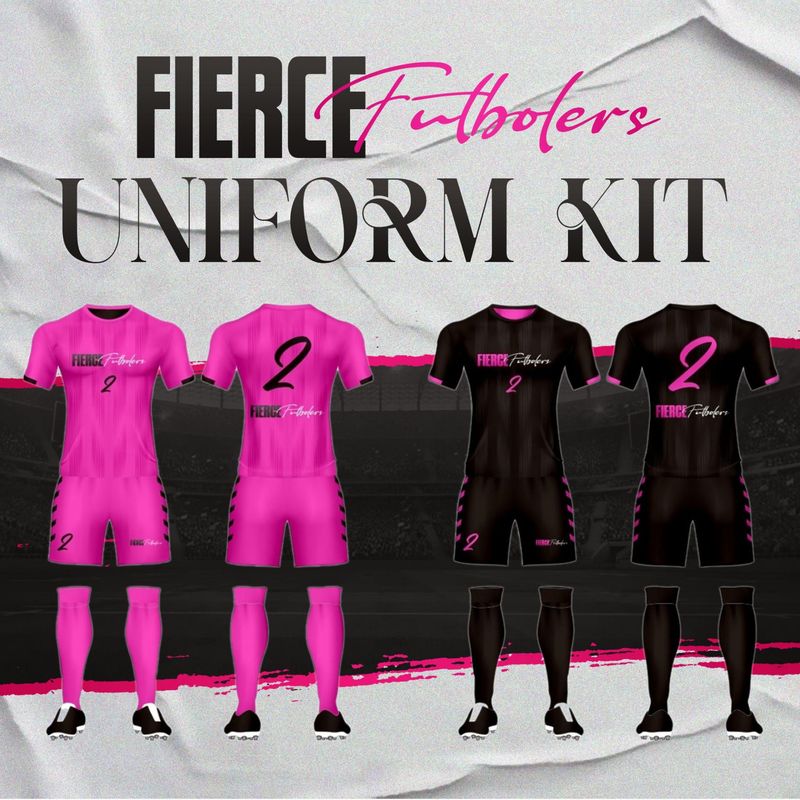 FIERCE FUTBOLER UNIFORM KIT (With Fierce ball)