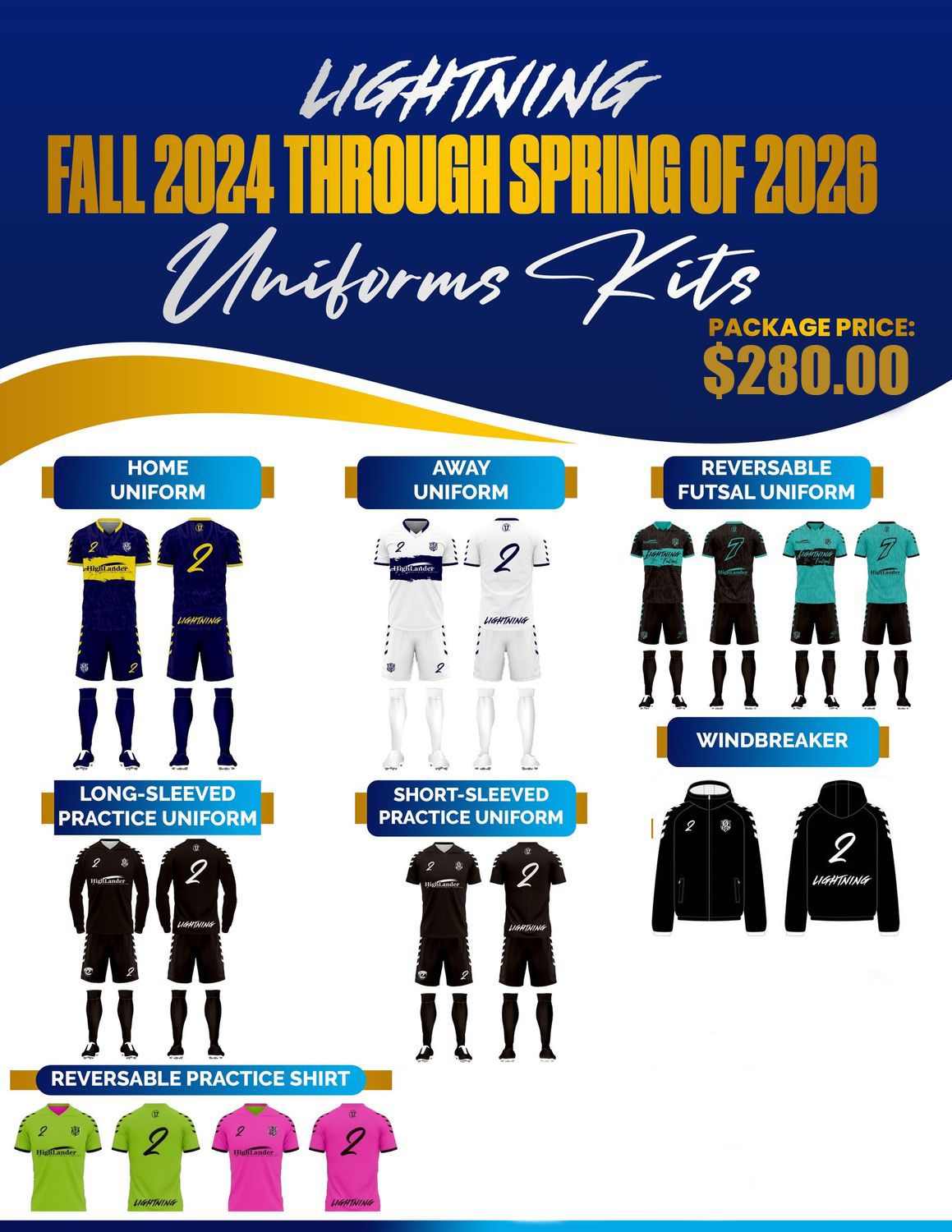 Bloomingdale Uniform Kit (For players - 2010 & below)