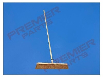 HEAVY DUTY COCO BROOM AND HANDLE (24")