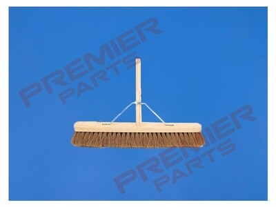 HEAVY DUTY COCO BROOM AND HANDLE (24&quot;)