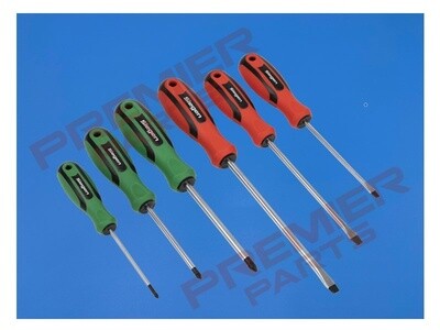 Soft Grip Screwdriver Set 6pc.