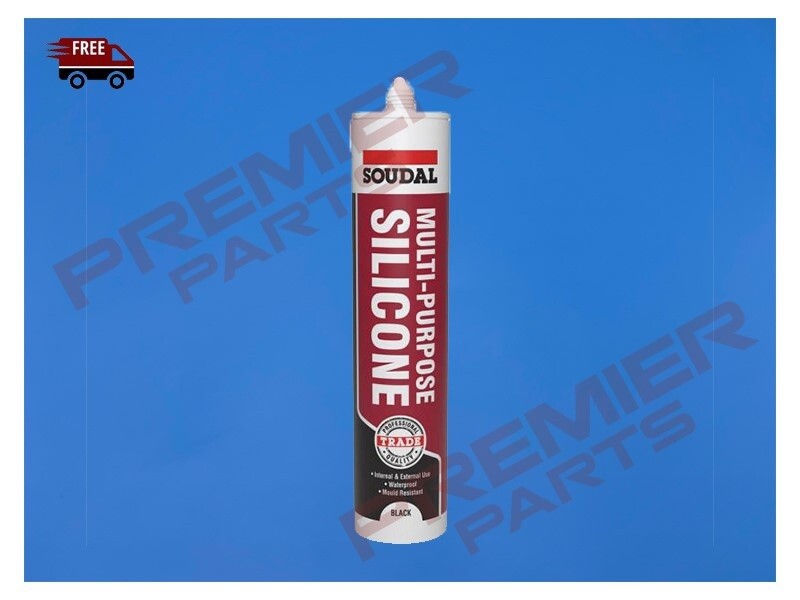 Multi-Purpose Silicone 270ML Tube, Colour: Black