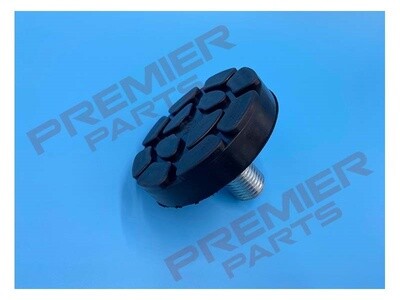 PLATE + RUBBER PAD 125MM
