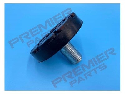 PLATE + RUBBER PAD 125MM