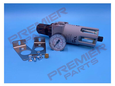 Filter/Regulator 0-170 psi/0-12 bar, 1/2 Ports