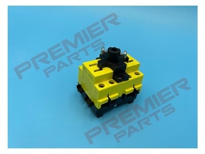 SWITCH 32A 4 POLES BL/POR