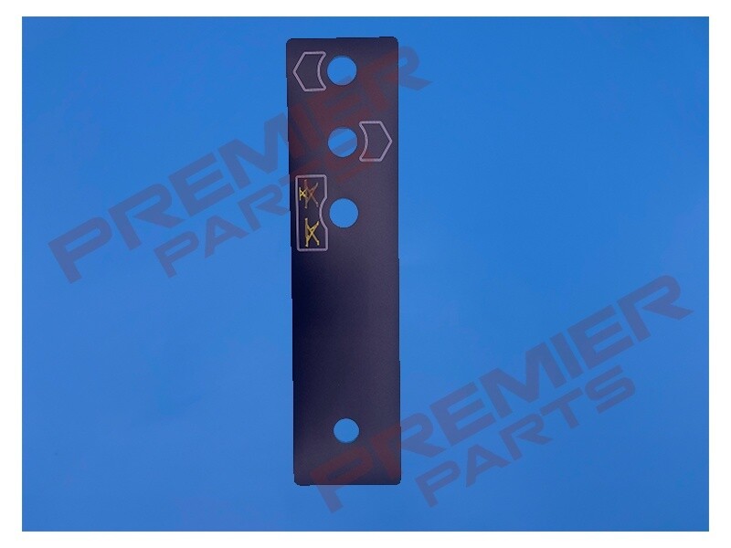 CENTR.COVER PLATE W/OUT ALI GNER (4 HOLE DECAL)