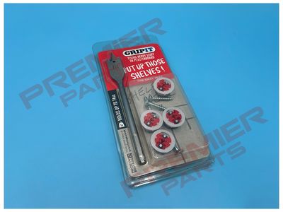 Gripit Shelf Kit Clam Pack