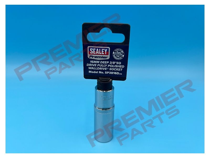 16mm 3/8&quot;Sq Drive Fully Polished Deep WallDrive® Socket