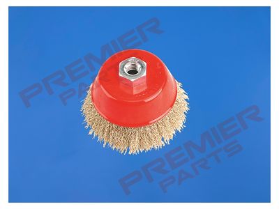 Brassed Steel Crimped Wire Cup Brush Ø100mm M14 x 2mm