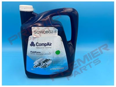 OEM CompAir Fluidforce Screw Warranty Lubricant - 5L