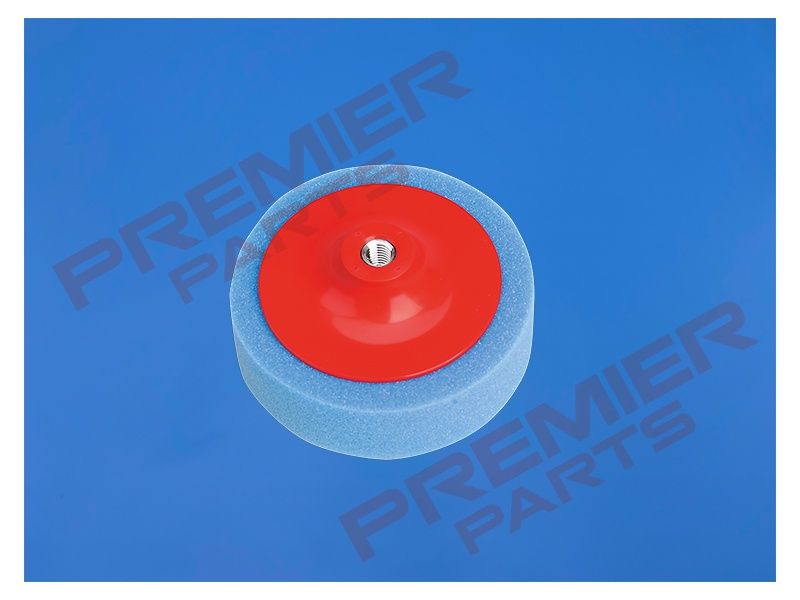 Buffing &amp; Polishing Foam Head Ø150 x 50mm M14 x 2mm Blue/Medium