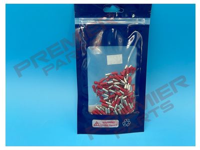 Bullet Terminal Ø4mm Male Red Pack of 100
