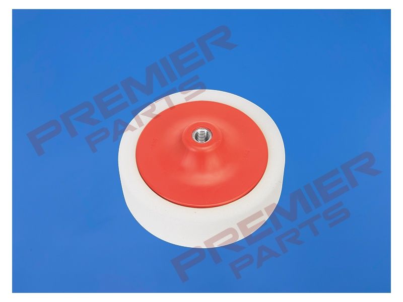 Buffing &amp; Polishing Foam Head Ø150 x 50mm M14 x 2mm White/Dense