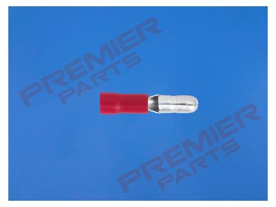 Bullet Terminal Ø4mm Male Red Pack of 100