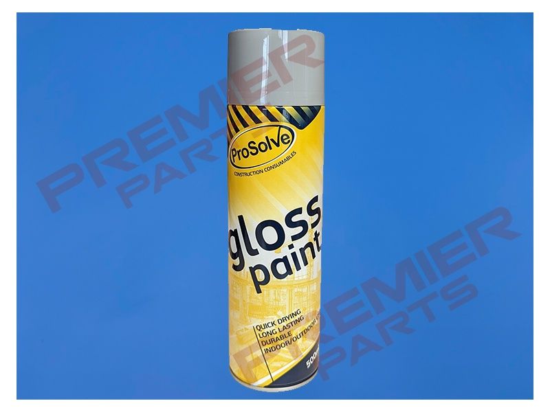 ACRYLIC GLOSS SPRAY PAINT GREY 500ML RAL7004