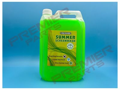 Polygard Summer Screen Wash 5L Citrus Scent Crystal Clear Tough Bug Remover