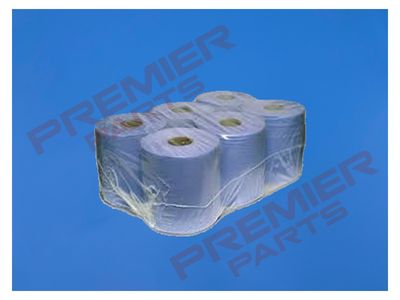 BLUE CENTRE FEED ROLLS EMBOSSED (PACK OF 6, 175MM X 150M)