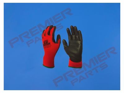 PU GLOVE RED  CUT1