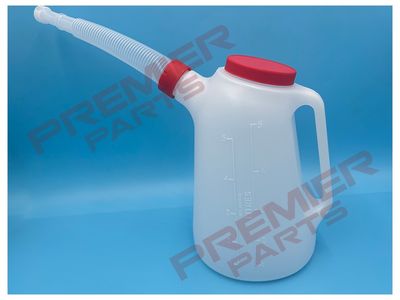 5ltr Measuring Jug with Flexible Spout (RED)