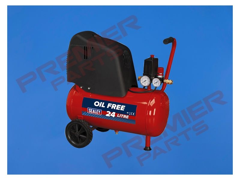 24L Oil Free Belt Drive Air Compressor 1.5hp