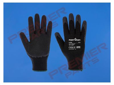 PORTWEST A150 - Classic Grip Gloves - Latex Black