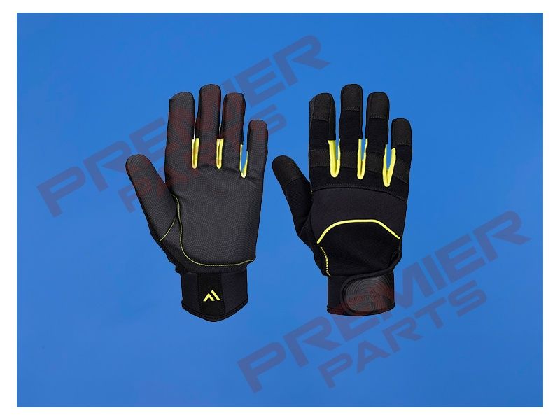 PORTWEST A791 - Mechanics Anti-Vibration Glove Black, Size: MED