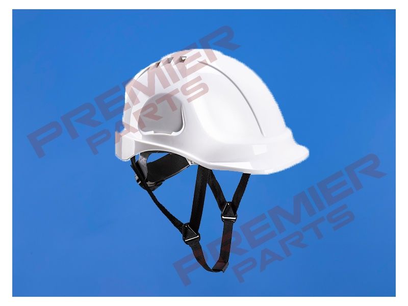 Portwest Vented Endurance ABS Safety Helmet Wheel Adjuster, Colour: White