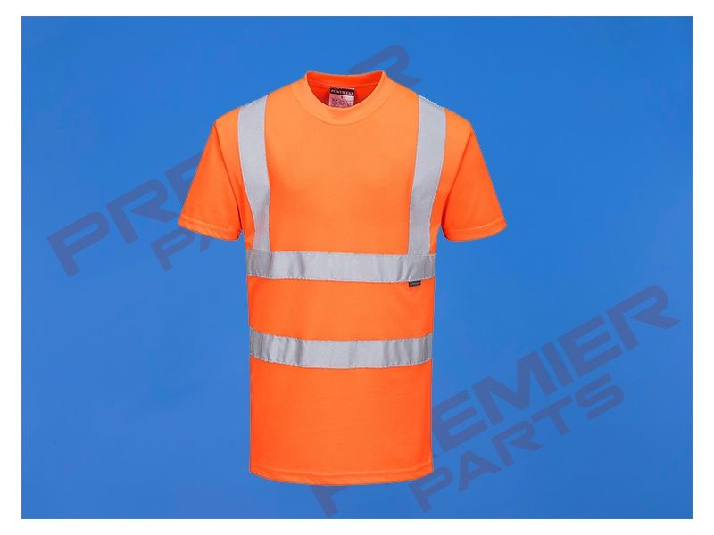 Hi-Vis T-Shirt S/S - Orange, Size: XS